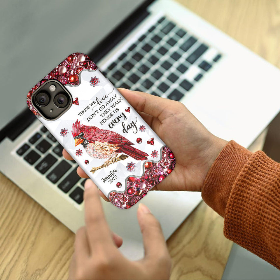 Those We Love Don't Go Away - Personalized Memorial Full Print Phone Case