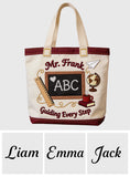 Vintage Teacher - Personalized Teacher Tote Bag