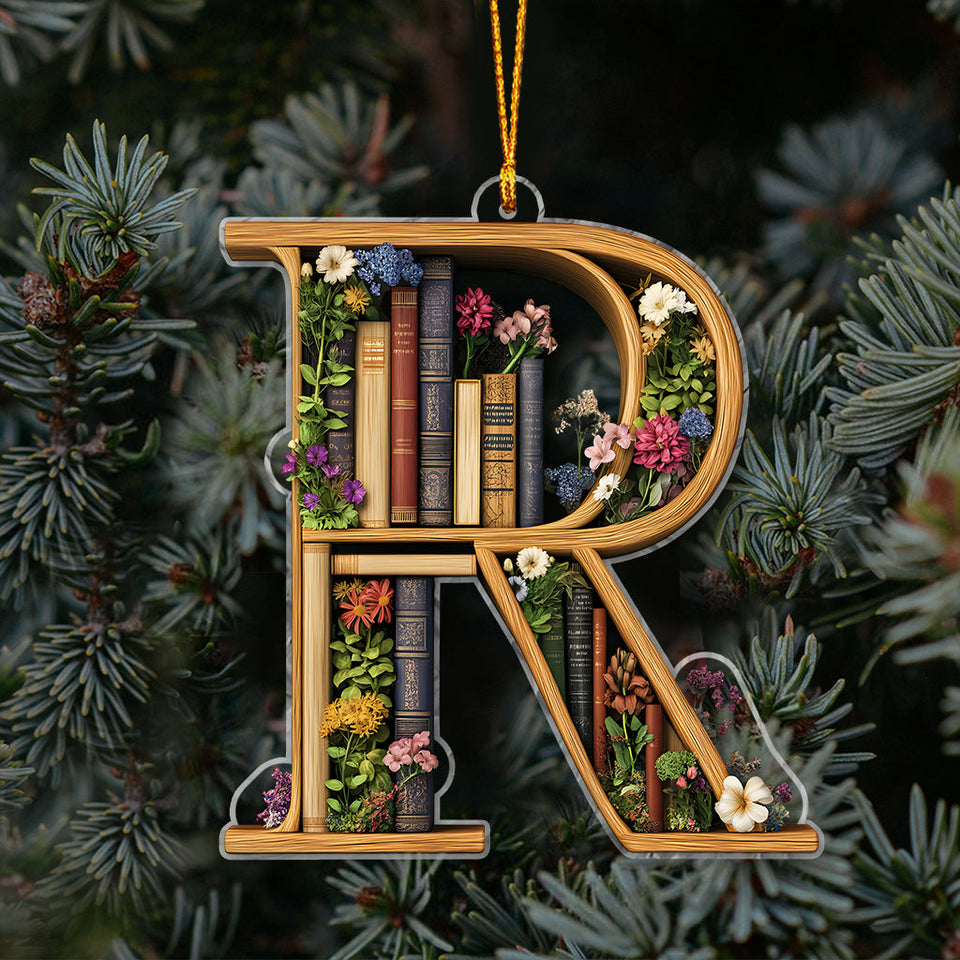 Love Books - Personalized Book Ornament
