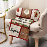 I Am Always With You - Personalized Memorial Blanket