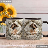 Mug chrétien personnalisé Sainte Famille