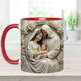 Mug chrétien personnalisé Sainte Famille