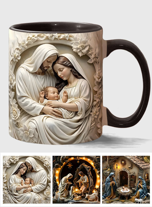 Mug chrétien personnalisé Sainte Famille