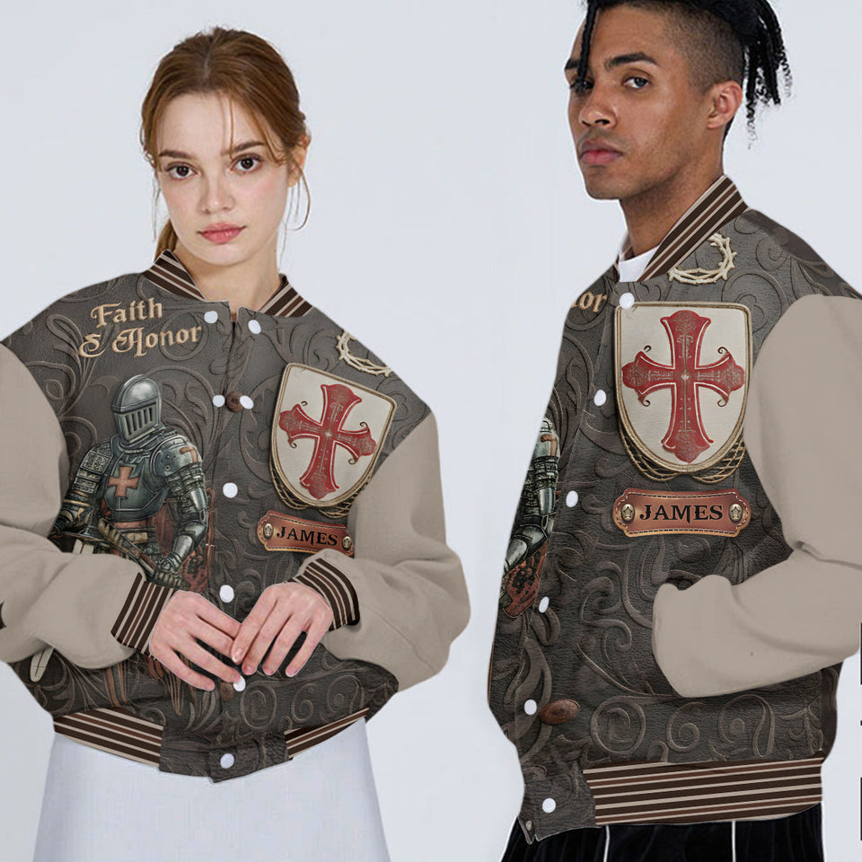 Amour Of God - Personalized Christian Varsity Jacket