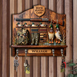 Love Hunting - Personalized Hunting Custom Shaped Hanging Rack