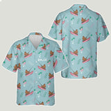 Funny Bigfoot Fishing Shirt - Personalized Fishing Hawaiian Shirt
