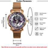Dragon And Roses - Personalized Dragon Women Hand Watch