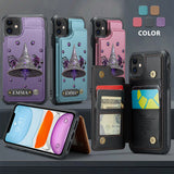 Beautiful Witch Hat - Personalized Witch Wallet Phone Case