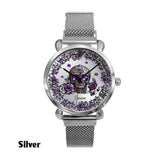 Beautiful Skull And Roses - Personalized Skull Women Hand Watch