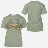 Best Dad Ever - Personalized Hunting All Over Shirt