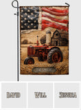 Bless Our Farm - Personalized Farmer Garden Flag