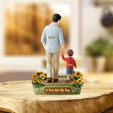 I Love You Dad - Personalized Father Custom Shaped Acrylic Plaque