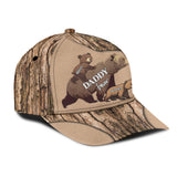 Papa Bear with Cubs - Personalized Bear Classic Cap