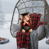 Can I Go To Bed Now - Personalized Graduation Premium Faux Fur Pillow