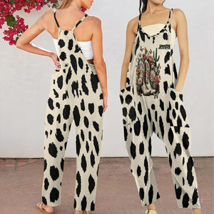 Western Cowgirl Boots - Personalized Cowgirl Loose-Fit Overalls/ Rompers
