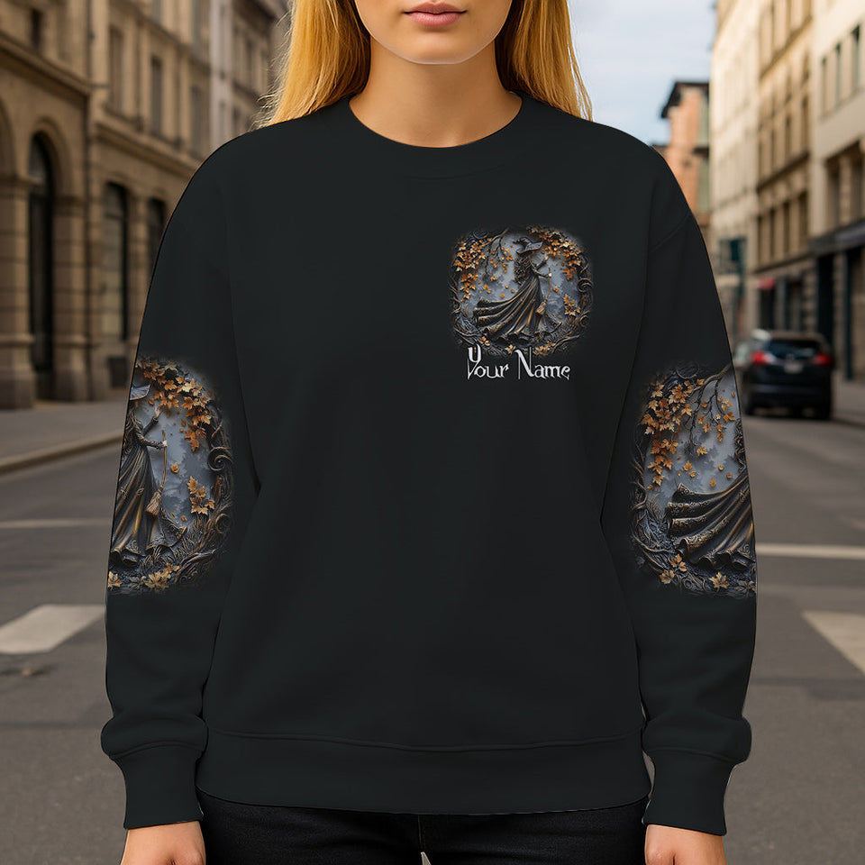 Black Witch - Personalized Witch All Over Shirt