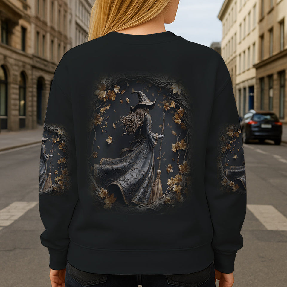 Black Witch - Personalized Witch All Over Shirt