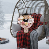 Graduation Bouquet - Personalized Graduation Premium Faux Fur Pillow