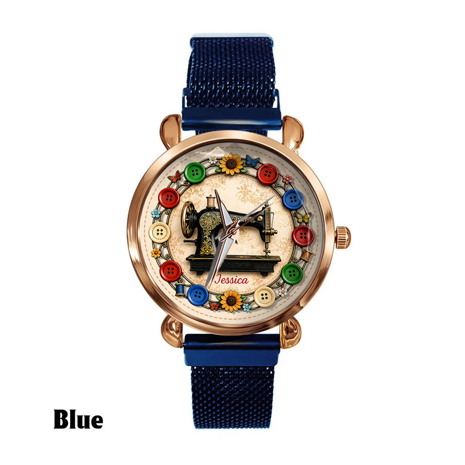Love Sewing - Personalized Sewing Women Hand Watch