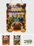 Curious Pet Nice Butt - Personalized Dog LED Light Acrylic Sign