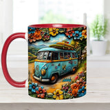 Hippie Van - Personalized Hippie Accent Mug