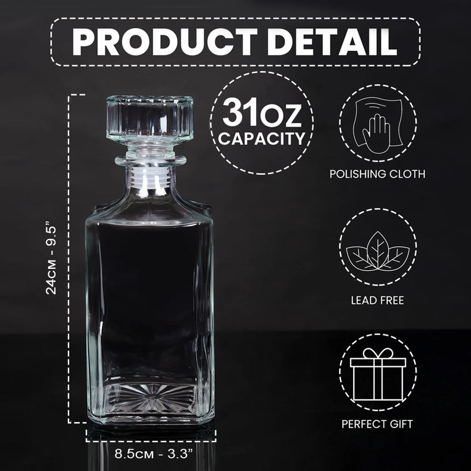 Whiskey And Cigar - Personalized Whisky Glass
