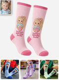 Any Photo Lucky Day Socks - Personalized Kid Socks