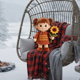 Growing with Grandma’s Love - Personalized Grandma Premium Faux Fur Pillow