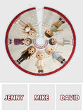 Merry Christmas 2025 - Personalized Family Tree Skirt