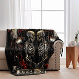 Till Death Do Us Part - Personalized Couple Blanket