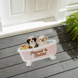 Custom Bathroom Rug For Pet Owners - Personalized Dog Non-Slip Tufted Rug