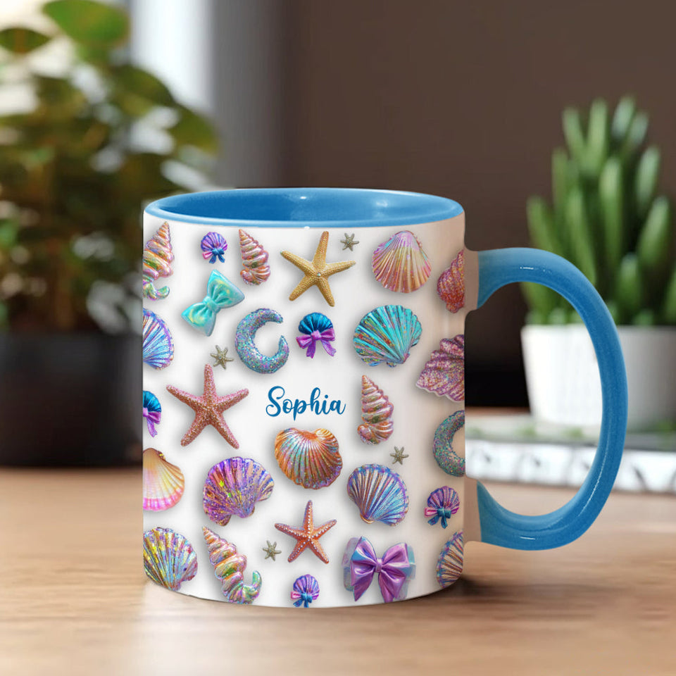 Salty Lil' Beach - Personalized Sea Lover Accent Mug