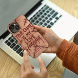True Crime Is My Love Language - Personalized True Crime Full Print Phone Case