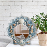 Beautiful Seashell - Personalized Sea Lover Wall Hanging Mirror