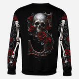 Rose & Skull - Personalized Skull All Over Shirt