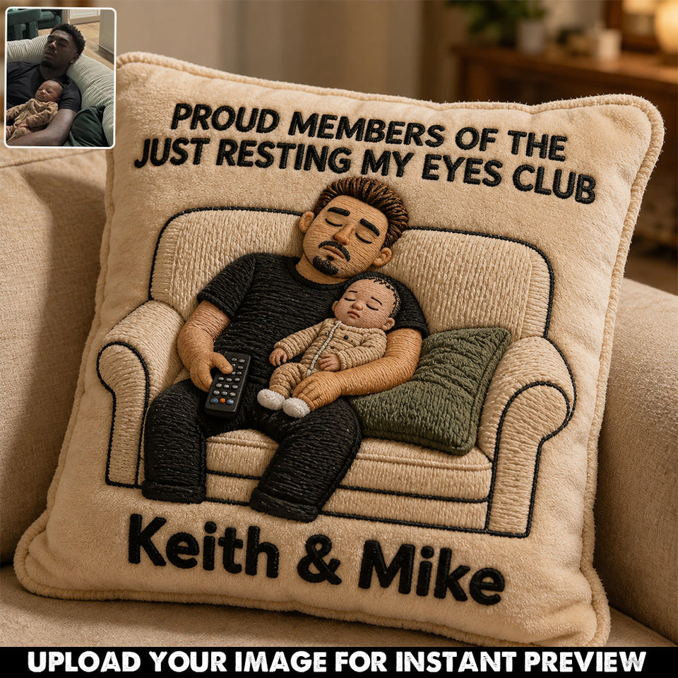 Funny Gift For Dad, Father's Day Gift - Personalized Father Premium Faux Fur Pillow