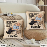 Funny Gift For Dad, Father's Day Gift - Personalized Father Premium Faux Fur Pillow