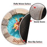 Summer Vibes - Personalized Kid Non-Slip Tufted Rug