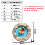 Summer Vibes - Personalized Kid Non-Slip Tufted Rug