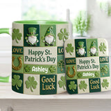 Happy St. Patrick's Day - Personalized Irish Accent Mug & Coaster