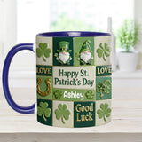 Happy St. Patrick's Day - Personalized Irish Accent Mug & Coaster
