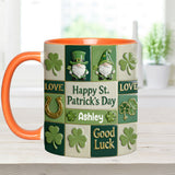 Happy St. Patrick's Day - Personalized Irish Accent Mug & Coaster
