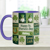 Happy St. Patrick's Day - Personalized Irish Accent Mug & Coaster