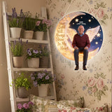 Always Shine In My Heart - Personalized Memorial LED Light Acrylic Sign