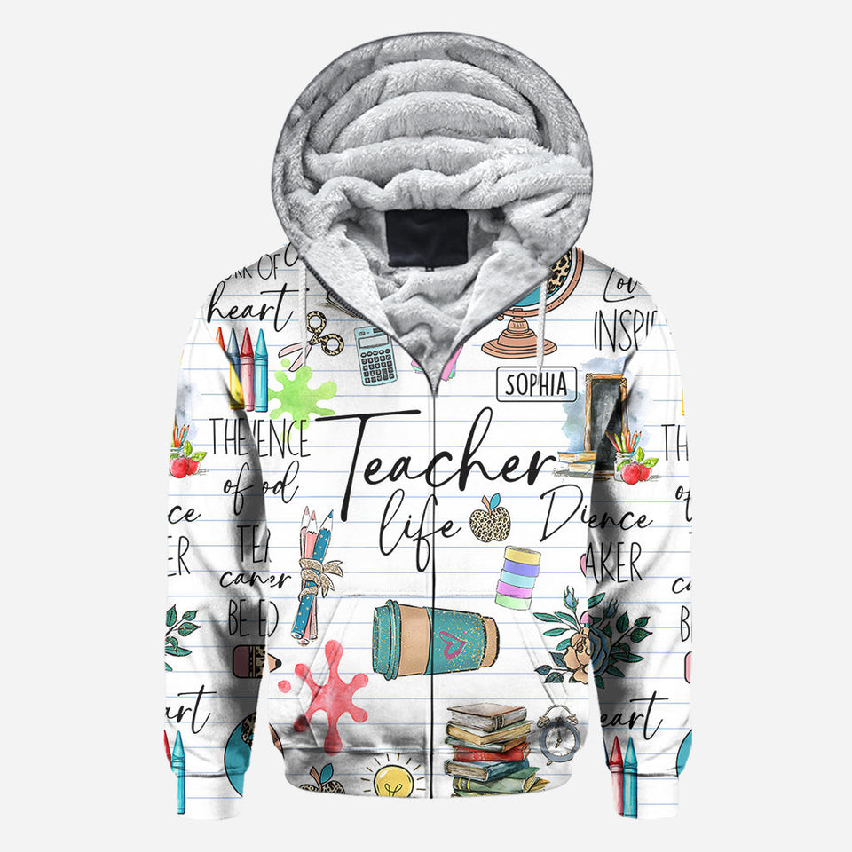 Teacher Life - Personalized Teacher All Over Shirt