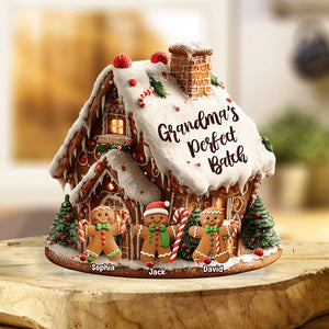 Grandma's Perfect Batch - Personalized Grandma Custom Shaped Acrylic Plaque