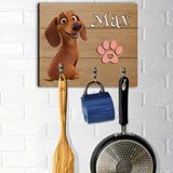Custom From Any Photos - Personalized Dog Custom Shaped Hanging Rack