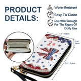 Independence Day - Personalized Independence Day/ 4th of July Leather Long Wallet