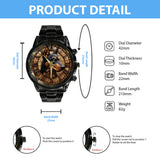 Brave Doberman Pinscher - Personalized Dog Hand Watch