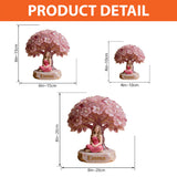 Any Photo Birthstone Style Flower Tree - Personalized Birth Stone Custom Shaped Acrylic Plaque